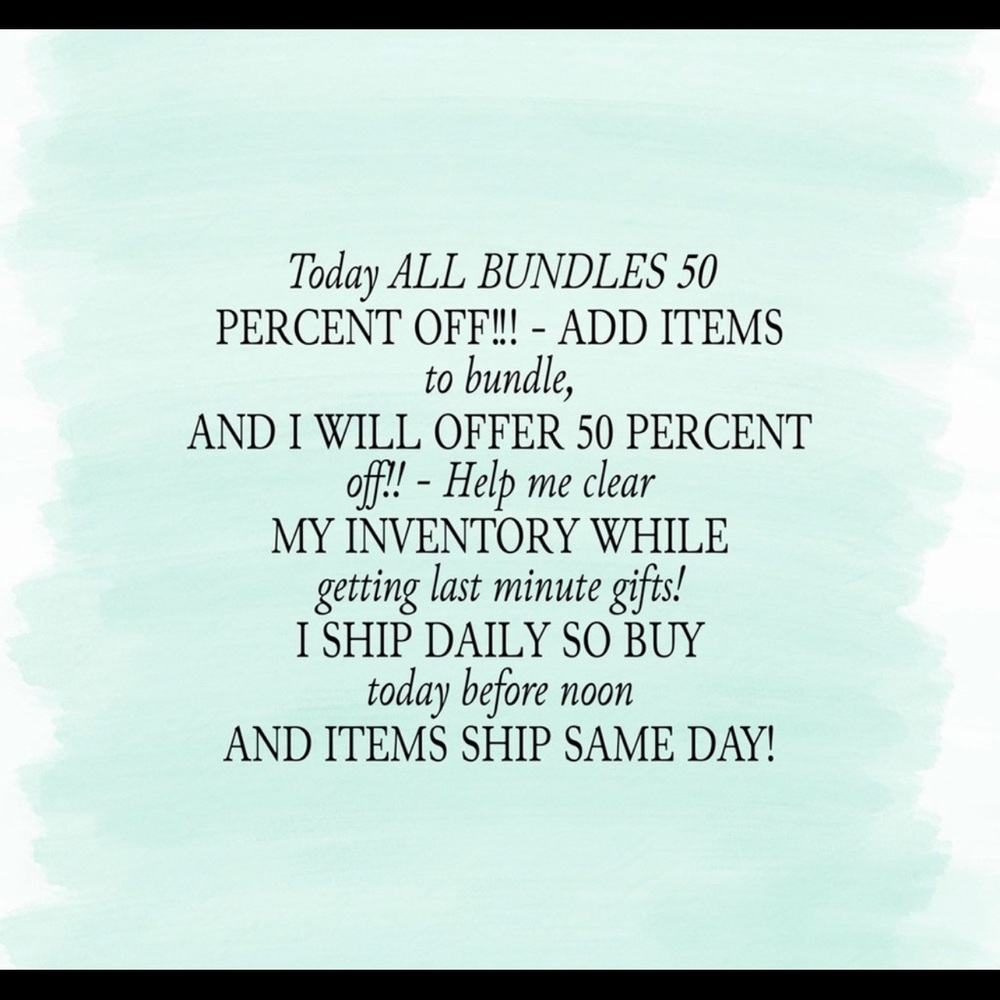 Bundle Discount!!